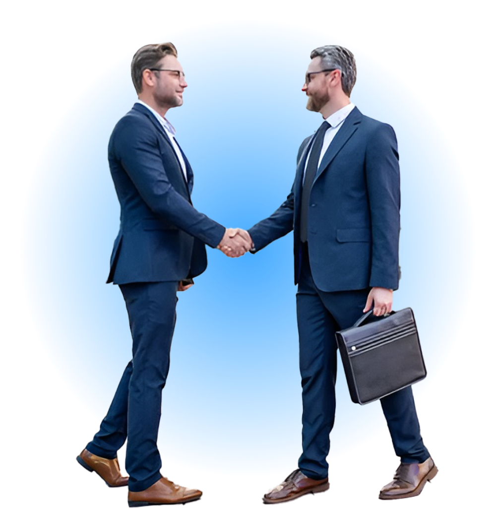 man handshake