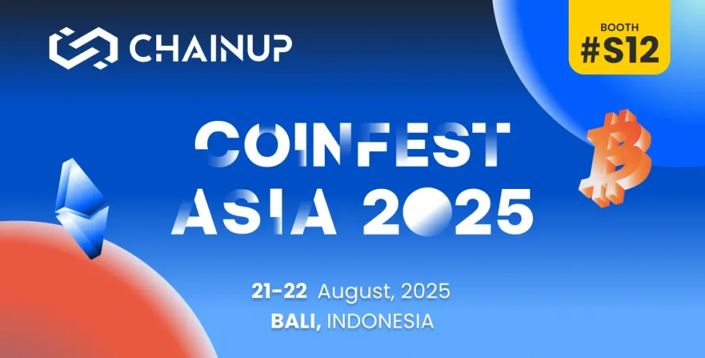 Embrace the Web3 Revolution with ChainUp at Coinfest Asia